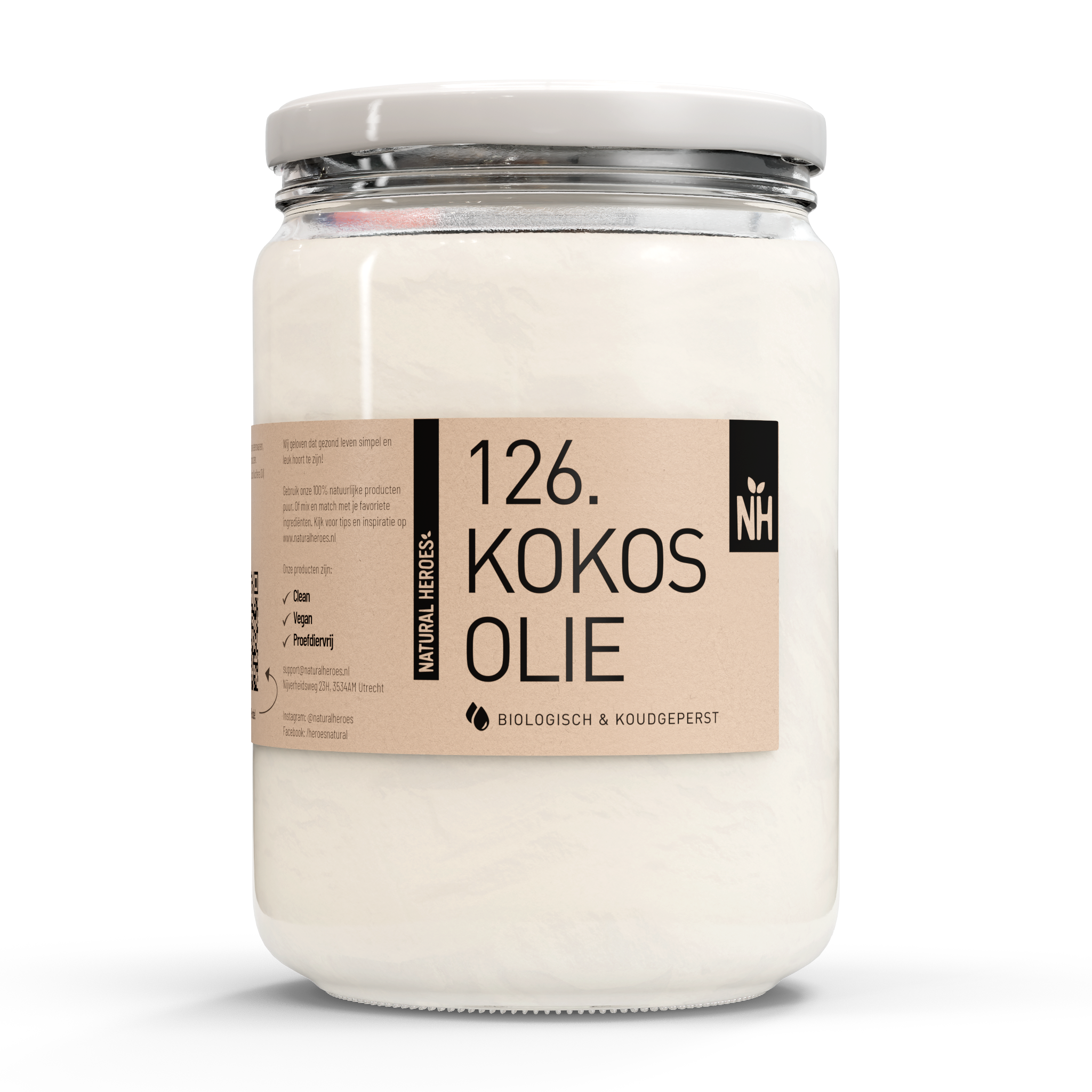 Image of Kokosolie (Biologisch & Koudgeperst) 500 ml