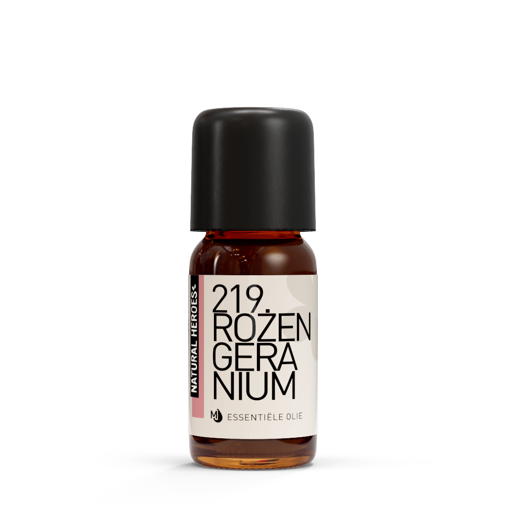 Spuug uit vrouw knijpen Rozengeranium Essentiële Olie Kopen - Natural Heroes