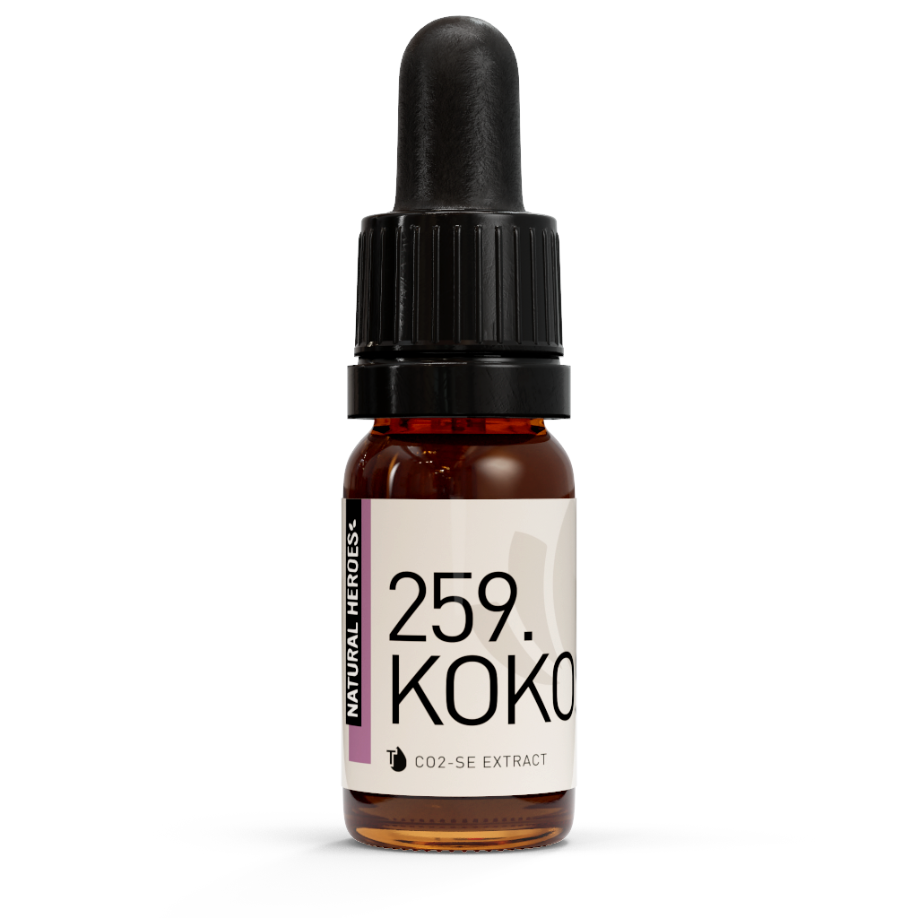 Tapijt voorbeeld Strippen Kokos CO2-se Extract (Biologisch) - Kokosnoot aroma - Natural Heroes