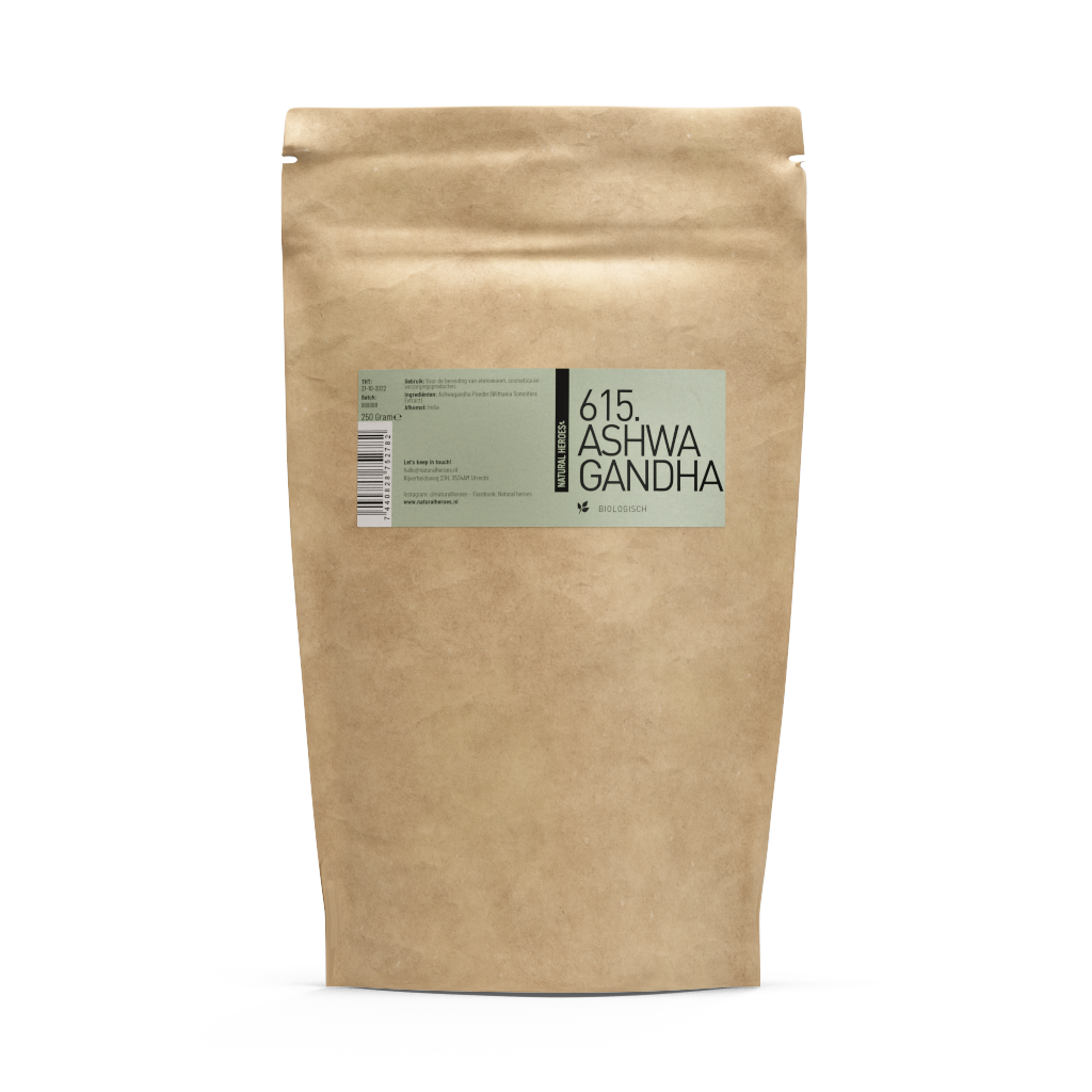 Ashwagandha Poeder (Biologisch) 250 gram