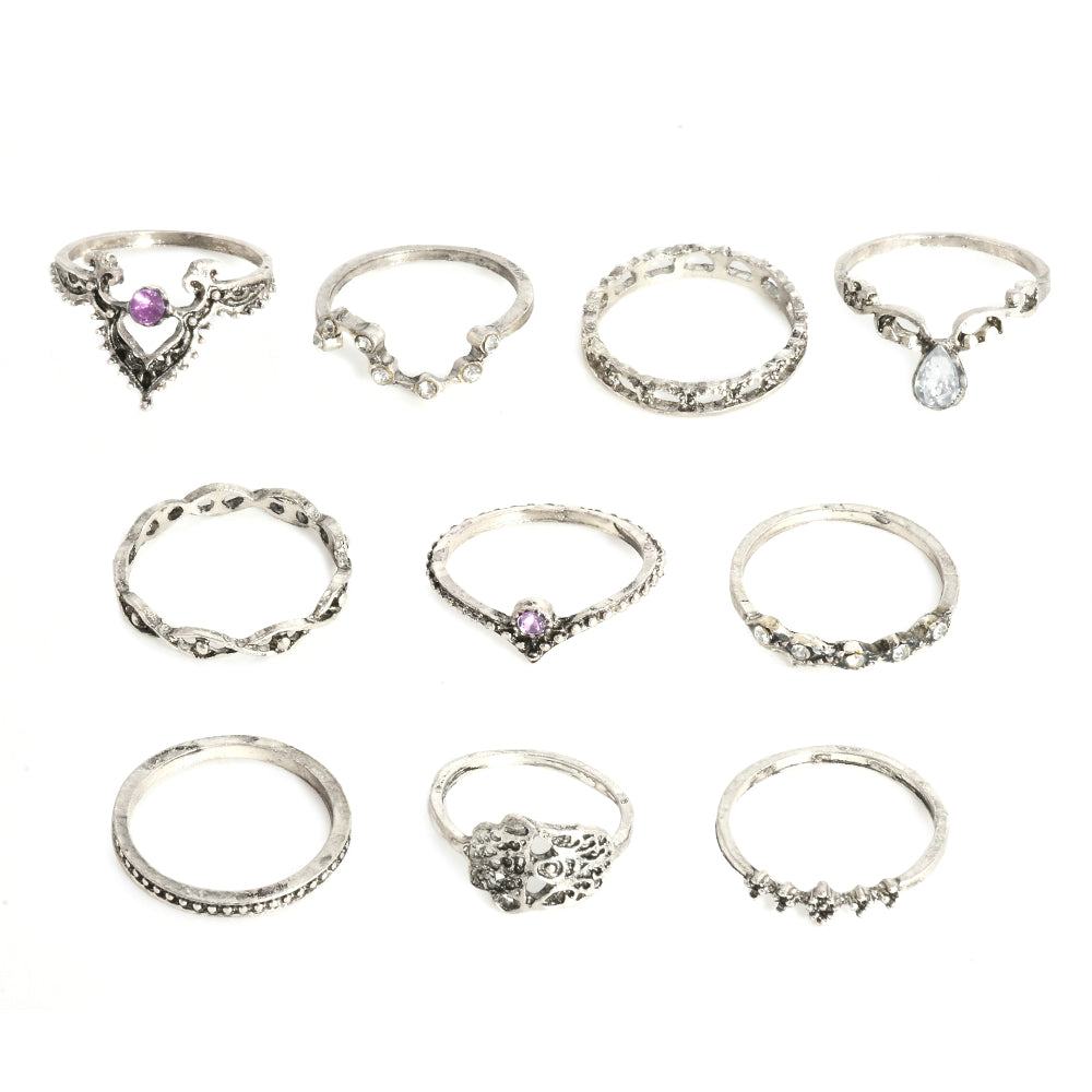 Vintage Boho Style Ring Set - Simply Adore