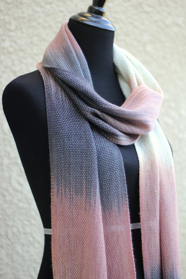 dark grey blanket scarf