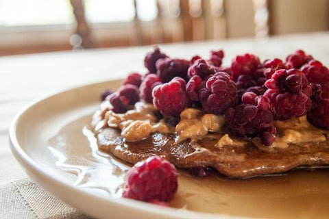 Raspberry & Peanut Butter Pancake Dish - The Chattanooga Butter Company