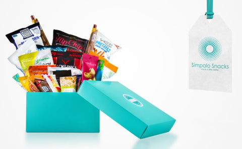 Premium gift box of healthy snacks