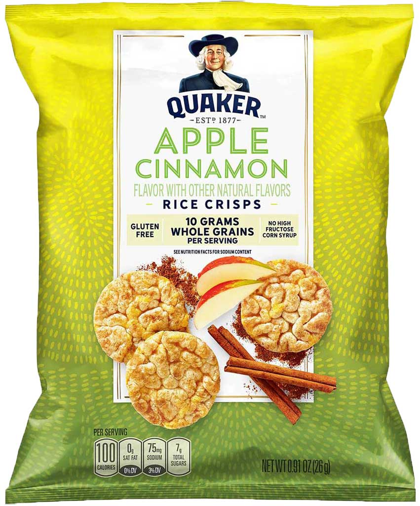 are quaker oats rice crisps healthy