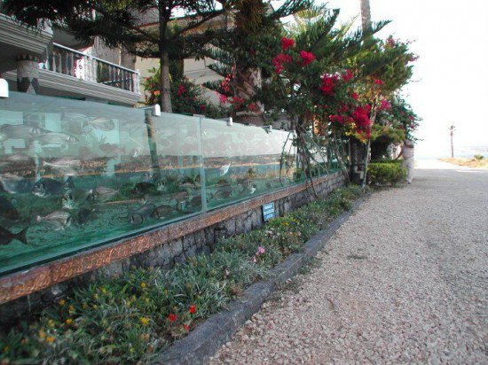 Aquarium fence in cesme