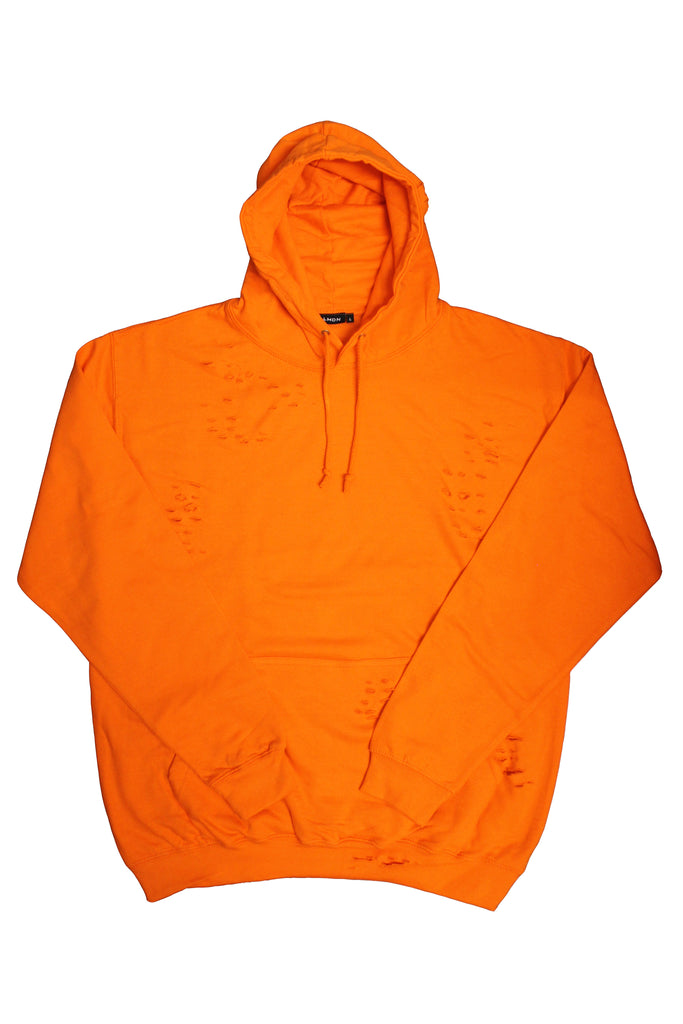 orange hoodie