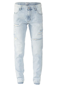 ripped tapered jeans mens