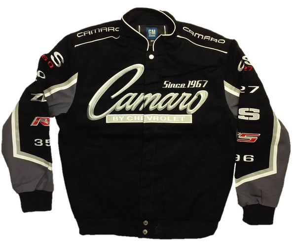 Camaro Twill Jacket with Embroidered Logos by JH Design – The Vettecave