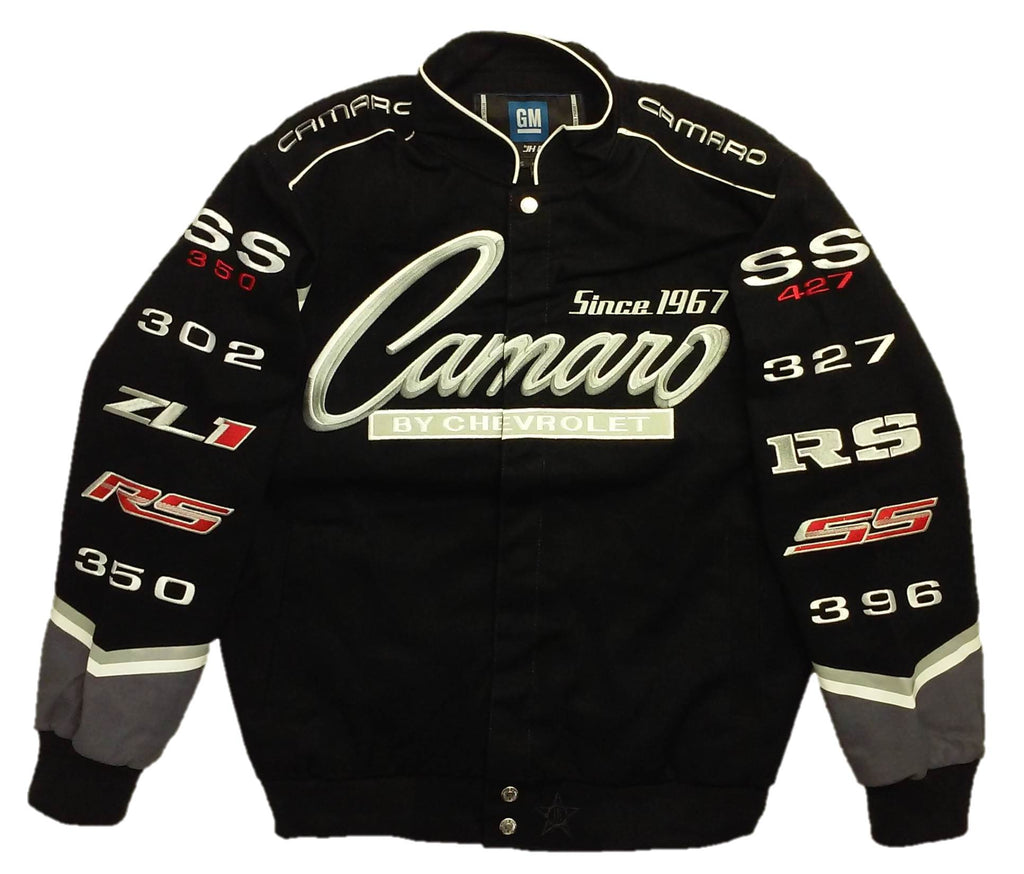 Camaro Twill Jacket with Embroidered Logos by JH Design – The Vettecave