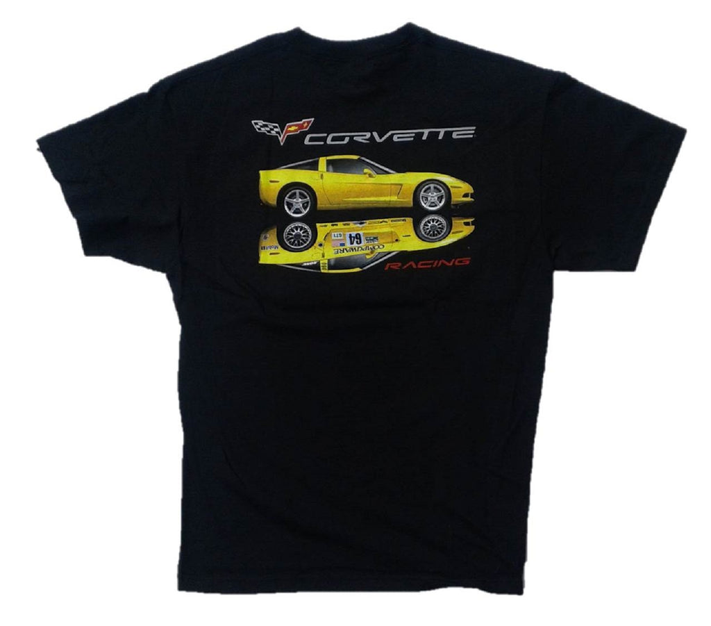 Corvette T-shirt Racing Reflection Muscle Car – The Vettecave