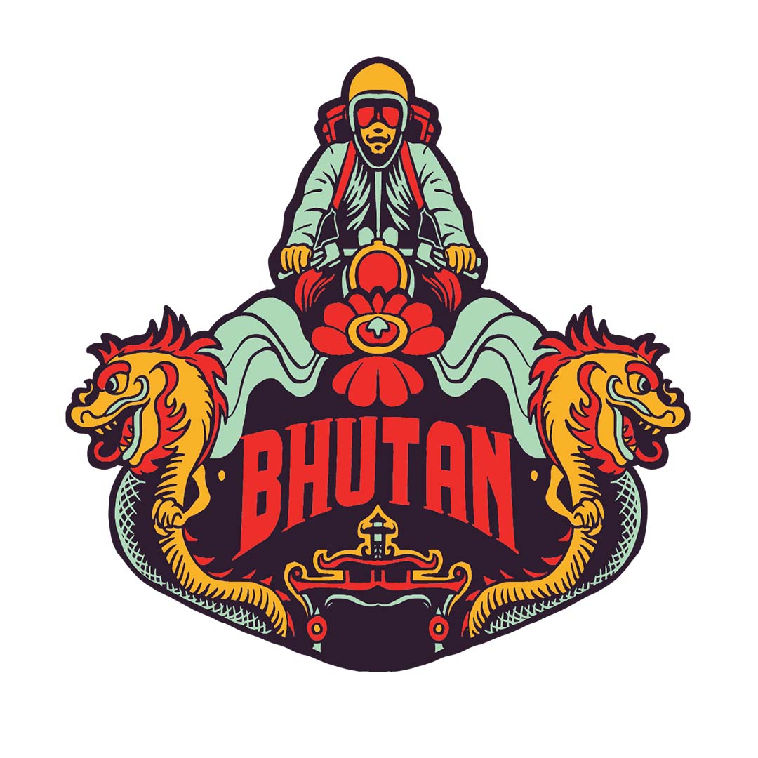 BHUTAN | STICKER – 100kmph