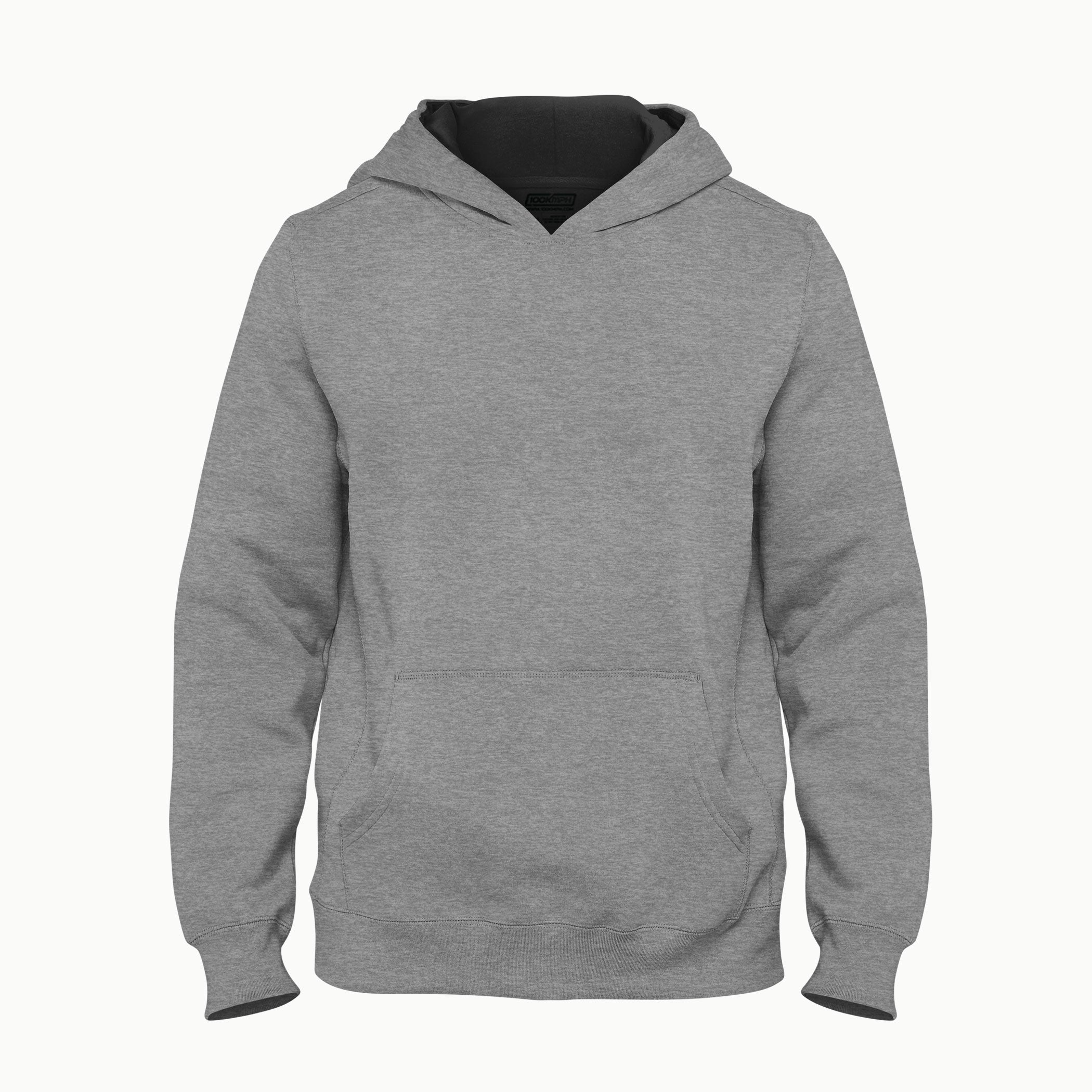 solid grey sweatshirt