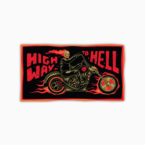 Highway To Hell Sticker 100kmph