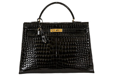 renee-zellweger-hermes-kelly-crocodile-black-bag – Inside The Closet