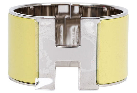 Iconic H enamel clic clac bracelet . stack them up!!!! - Vintage Lux