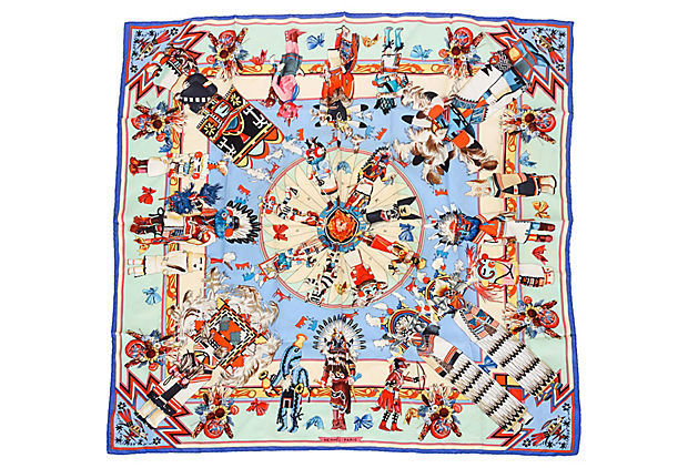 hermes kachinas scarf