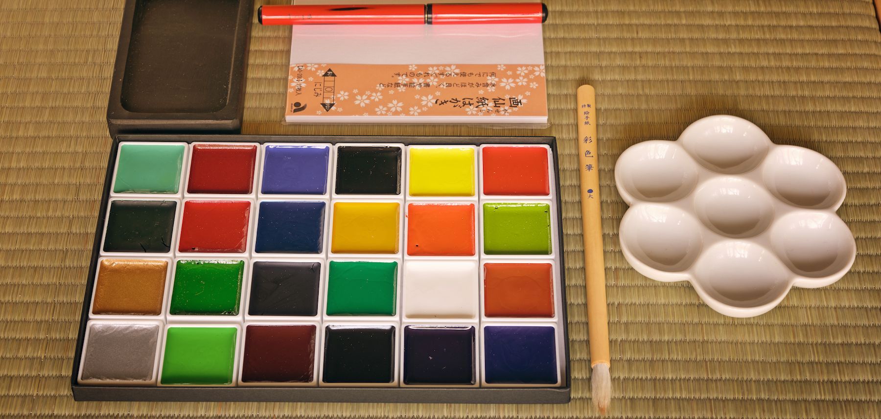 akashiya gansai and art supplies from japan