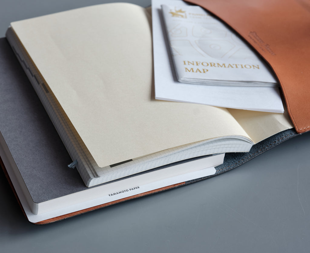 ateliers phileas inside leather notebook cover