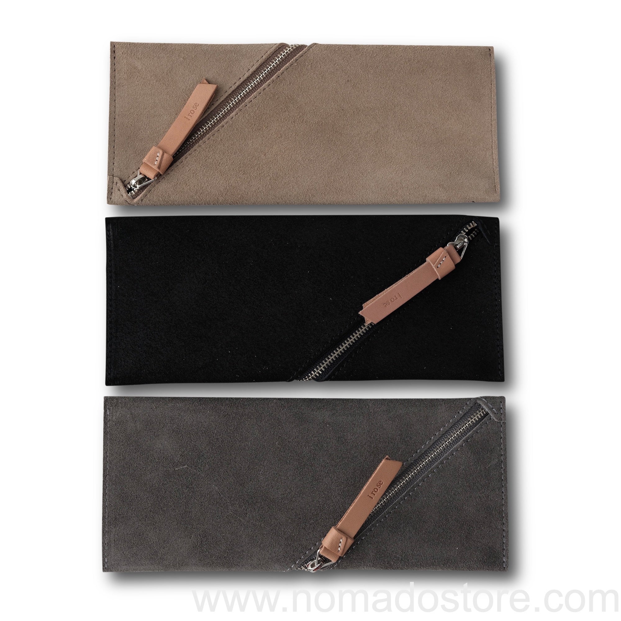 Katie Leamon Luxury Leather Pencil Case - Nude - ShawnBox