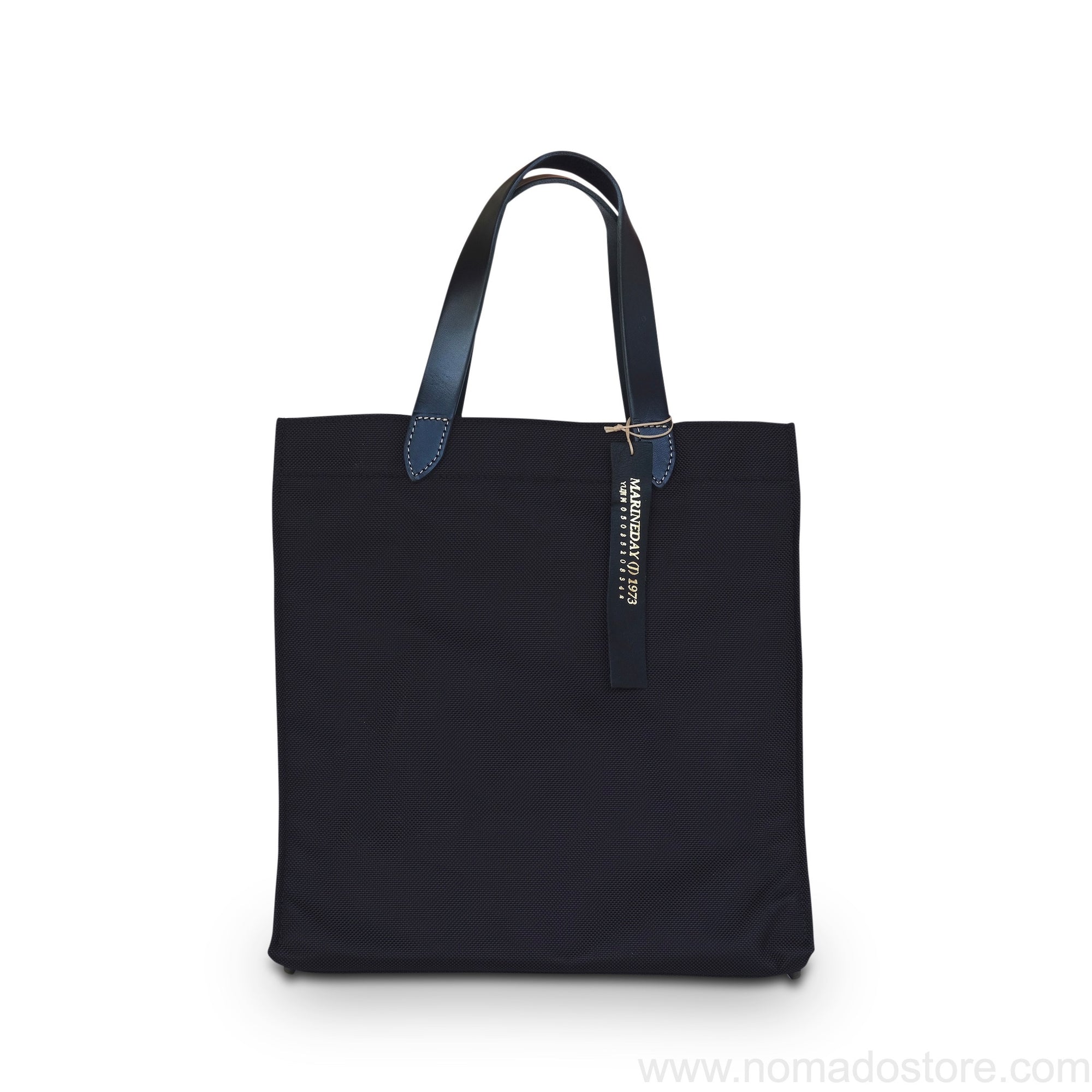 S gray nylon tote bag