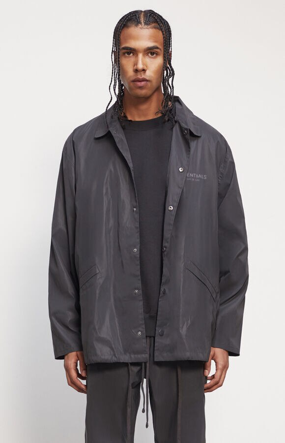 FOG Essentials Coaches Jacket - Black| In stock