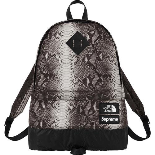 supreme the north face snakeskin lightweight day pack black