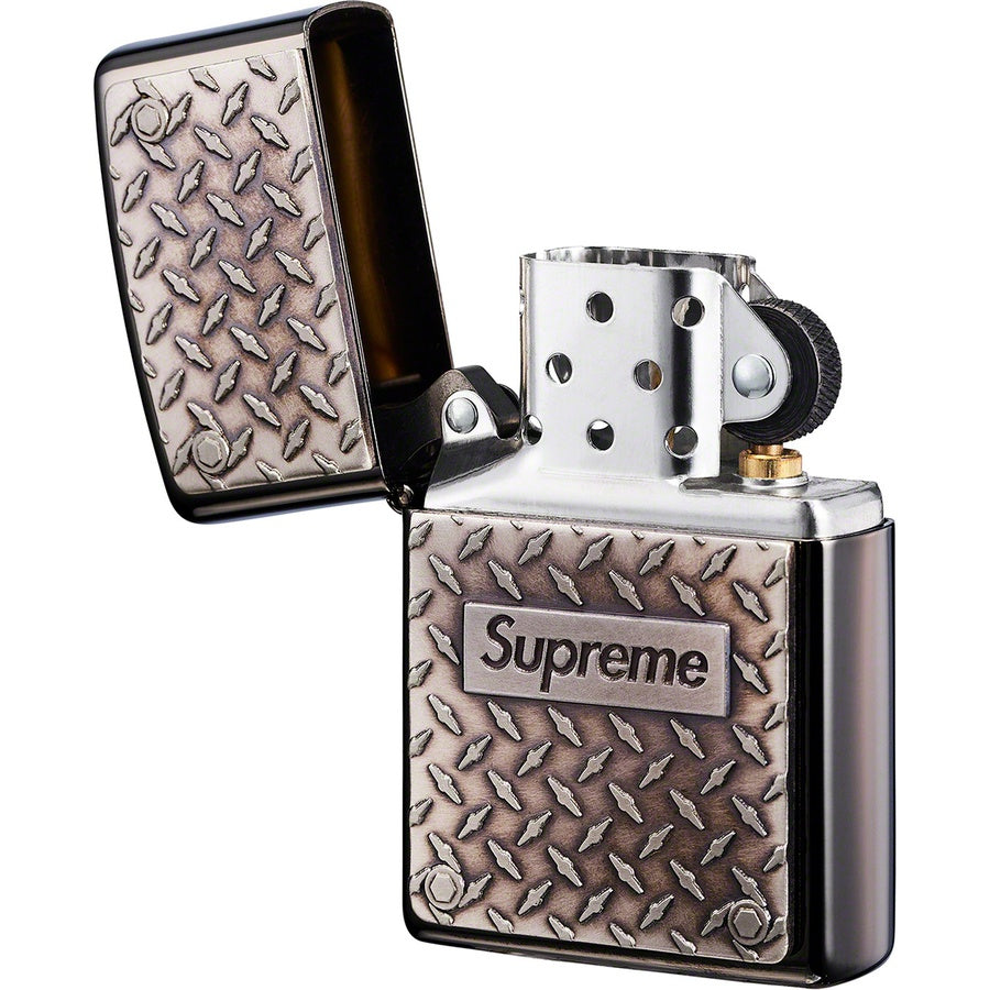 Supreme Diamond Cut Zippo - Sliver