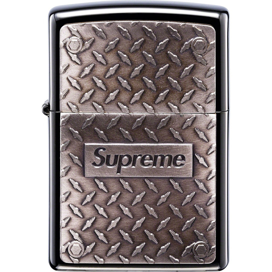 Supreme Diamond Cut Zippo - Sliver