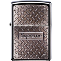 Supreme Diamond Plate Zippo – WEAR43WAY