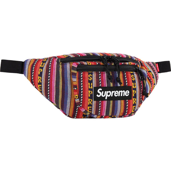 Supreme Woven Stripe Waist Bag - Multi – WEAR43WAY
