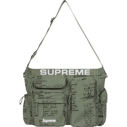 Supreme Field Side Bag SS23 - Gonz Olive | In stock – WEAR43WAY