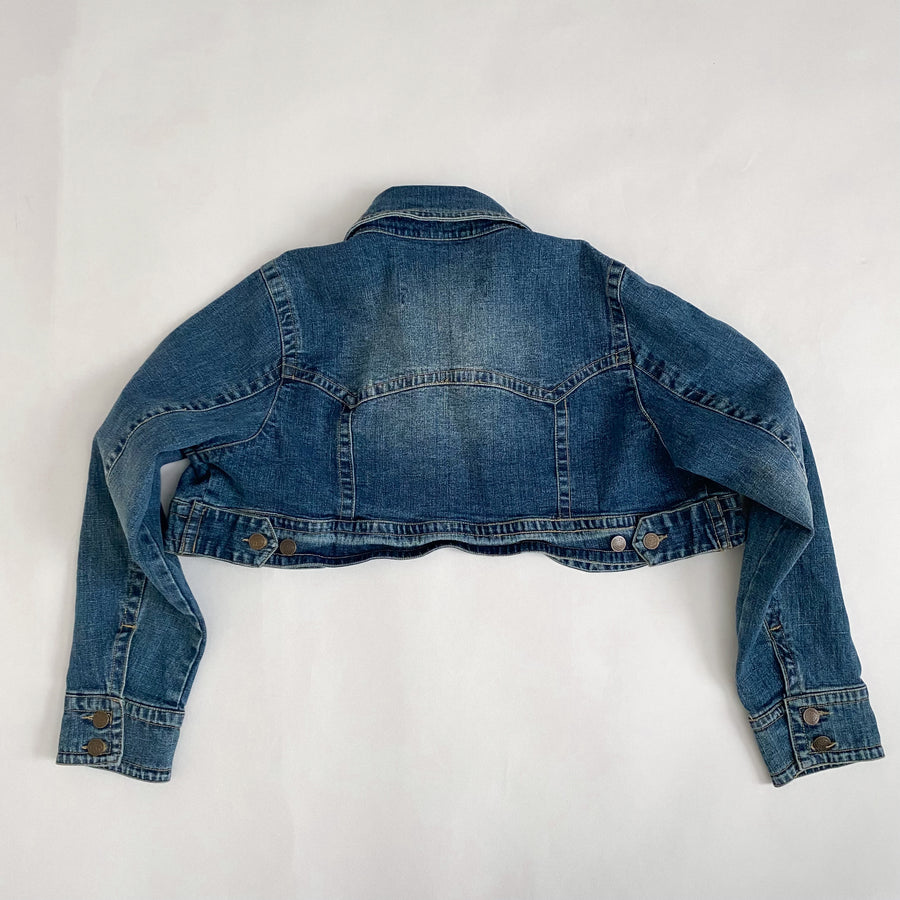 Cropped Denim Bolero Jacket — Holy Thrift