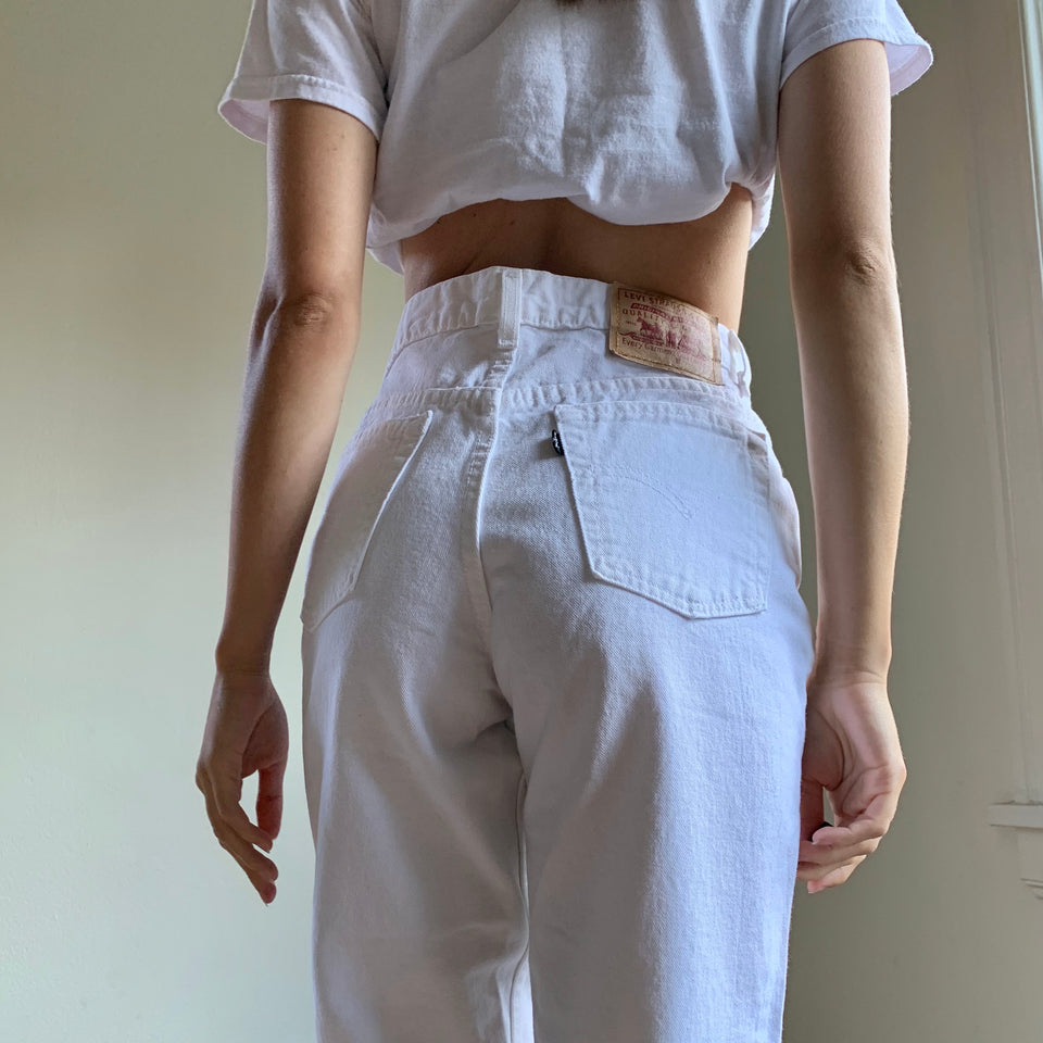 vintage white levis