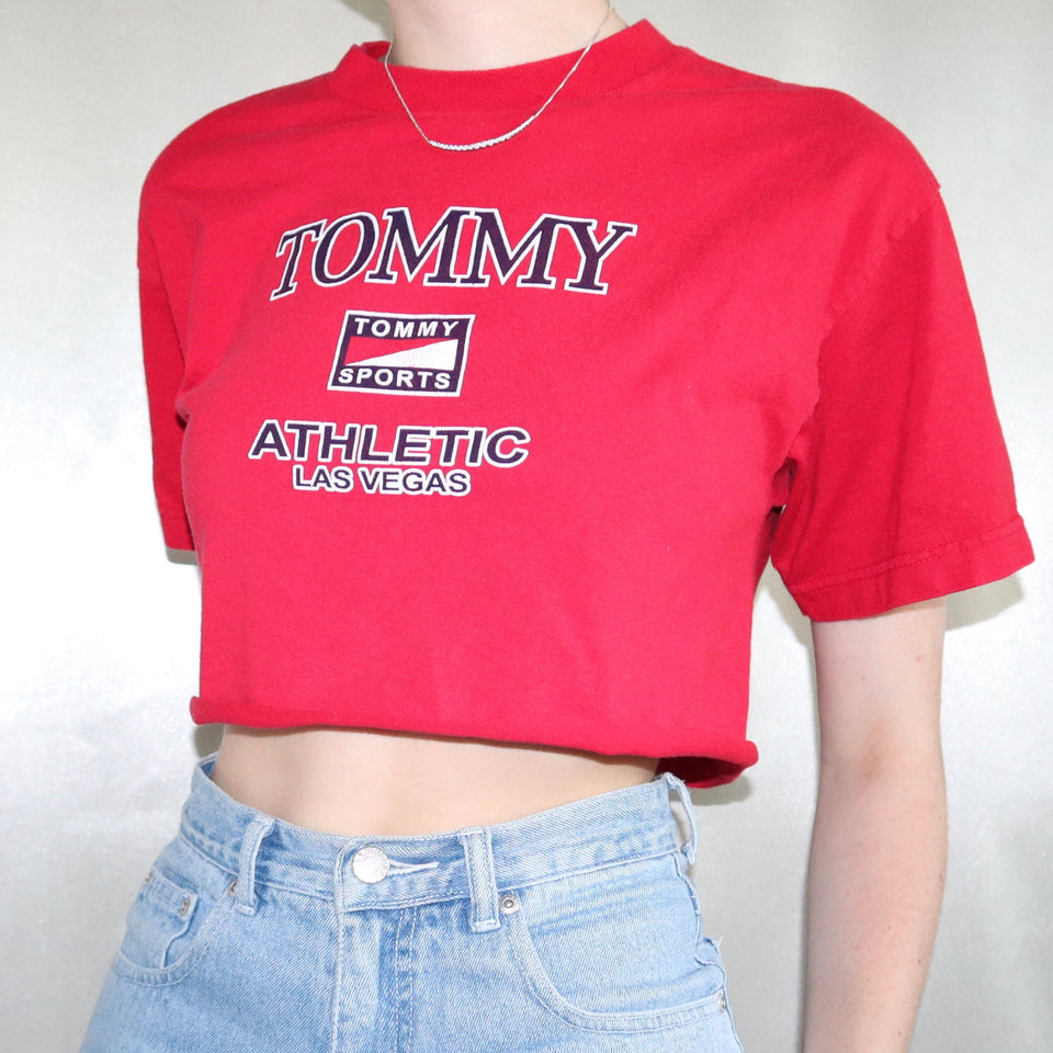 tommy hilfiger crop top 90s