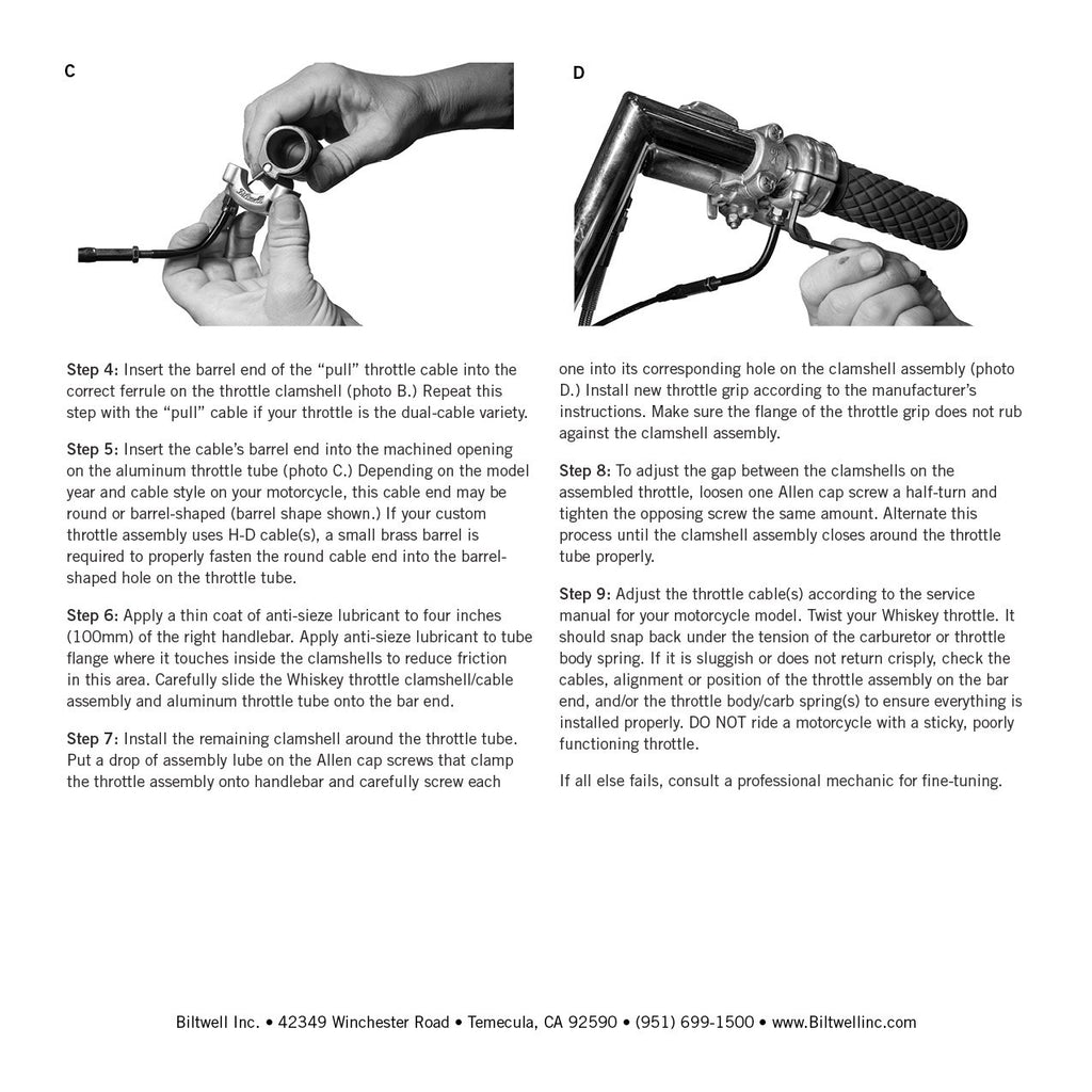 biltwell whiskey throttle