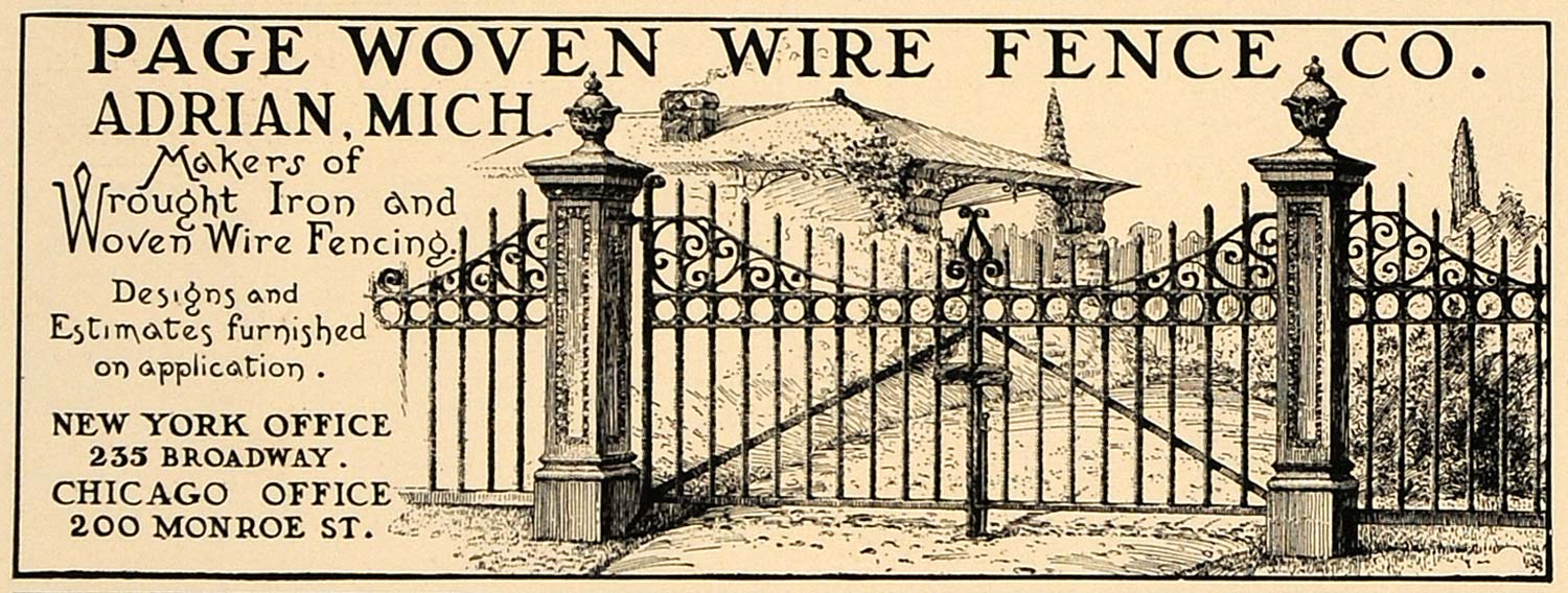 vintage wire fencing