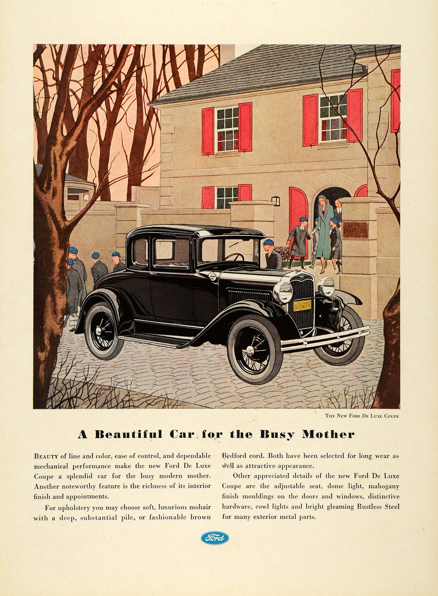 Https Www Periodpaper Com Products 1931 Ad Antique Black Ford