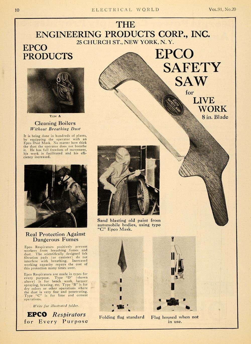 1942 Ad Black Decker Electric Tools Sander Drill Mine Sweeper WWII Hus –  Period Paper Historic Art LLC