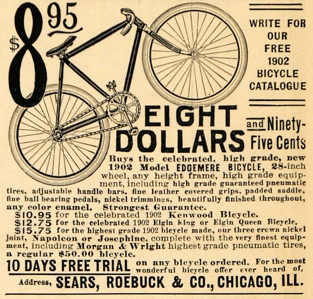 sears roebuck and company bicycle