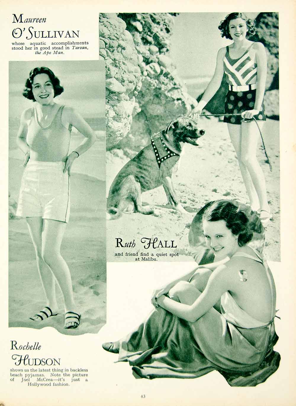 1930 - CNE, women's swim, Olive Gatterdam, Jewel Cheatwood, Ruth