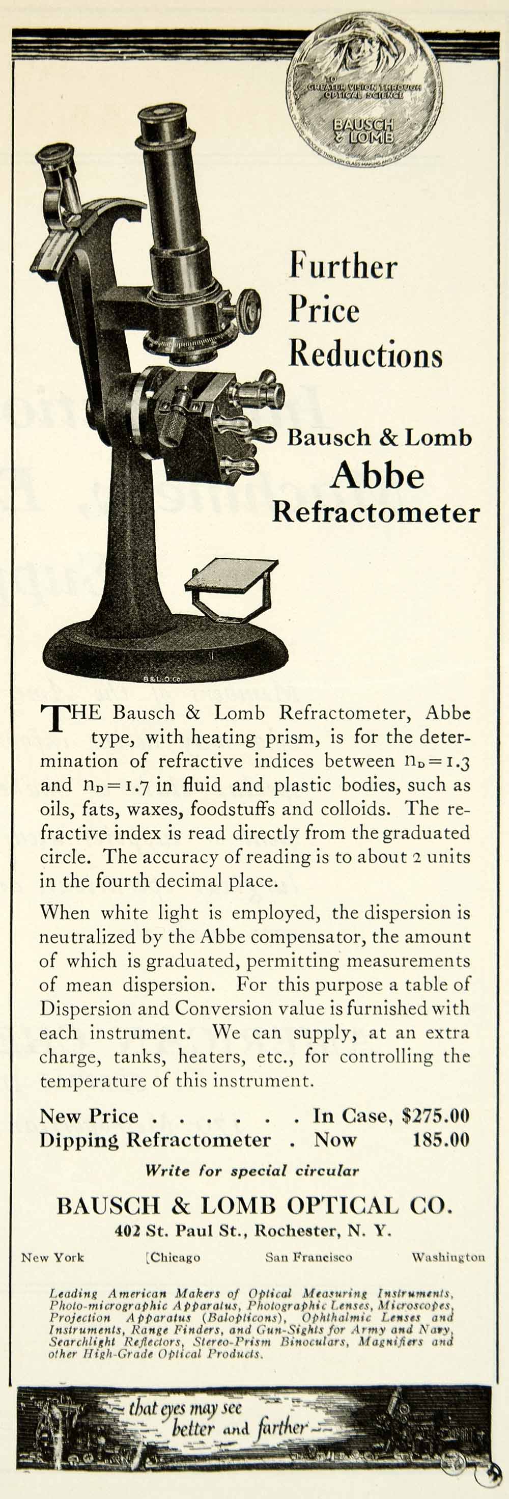 Taylor Instruments Thermometers and Weather Instruments Print Advertisement  1937