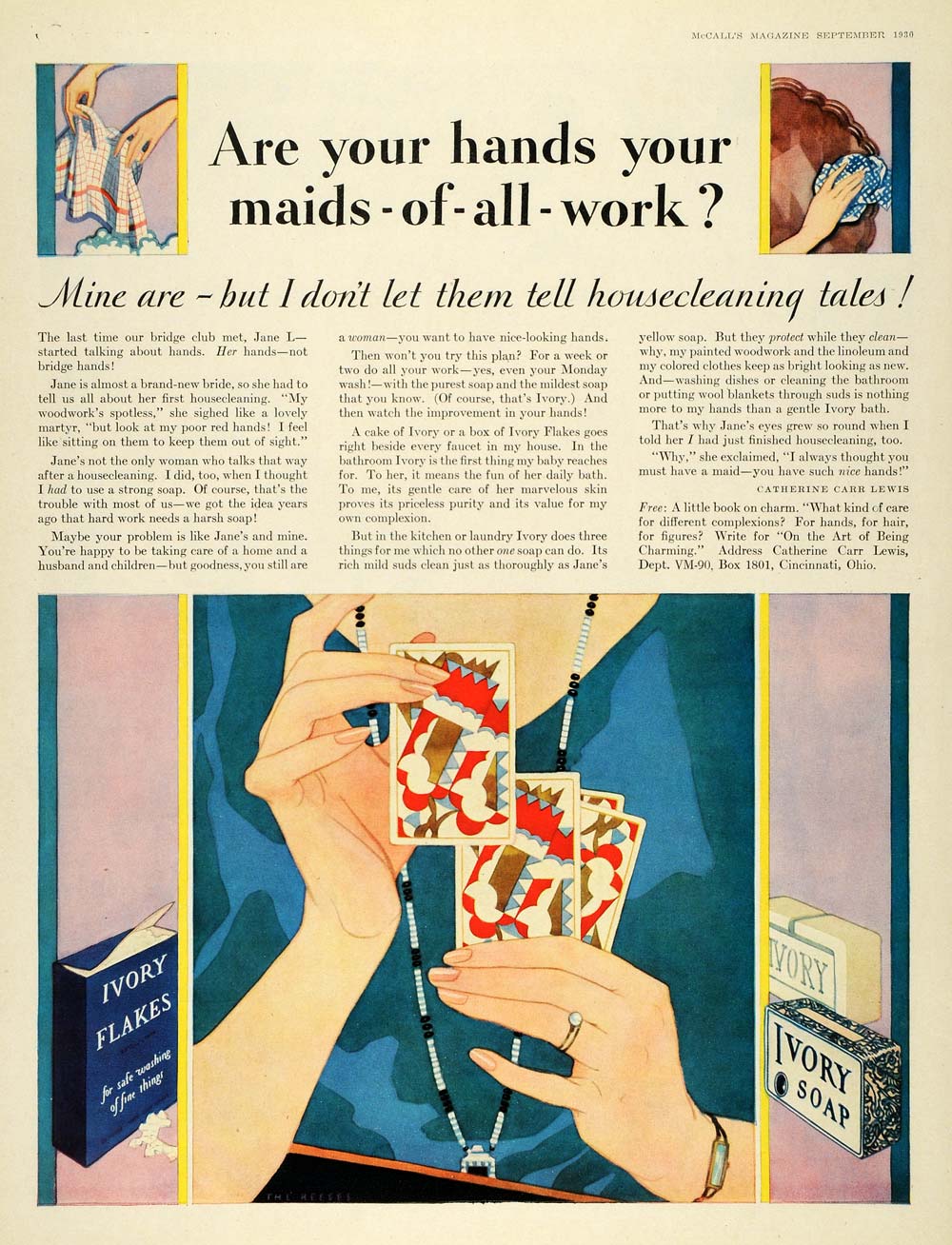 1923 Ad Procter & Gamble Ivory Soap Flakes Laundry Detergent Household –  Period Paper Historic Art LLC
