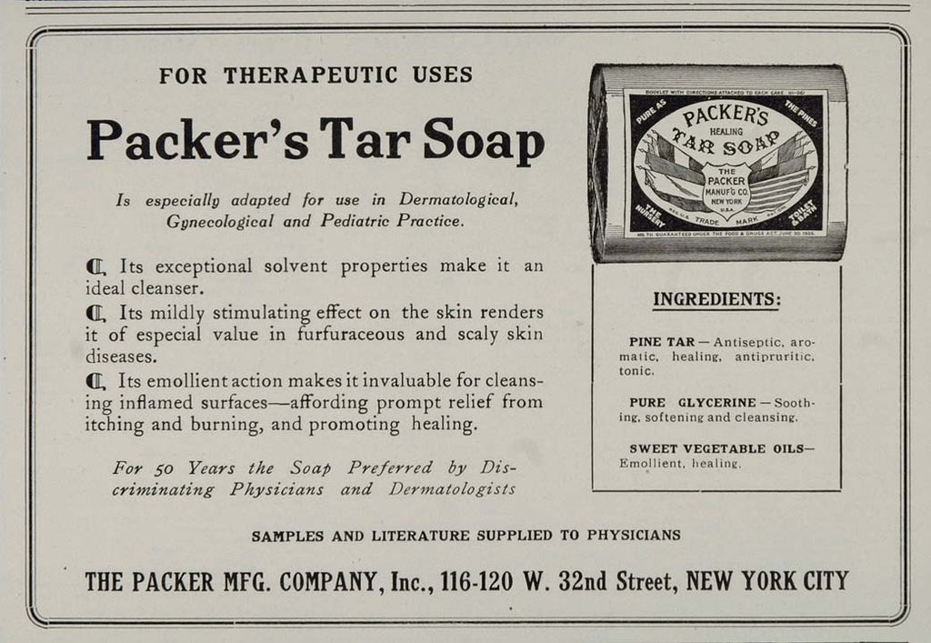 packers pine tar soap