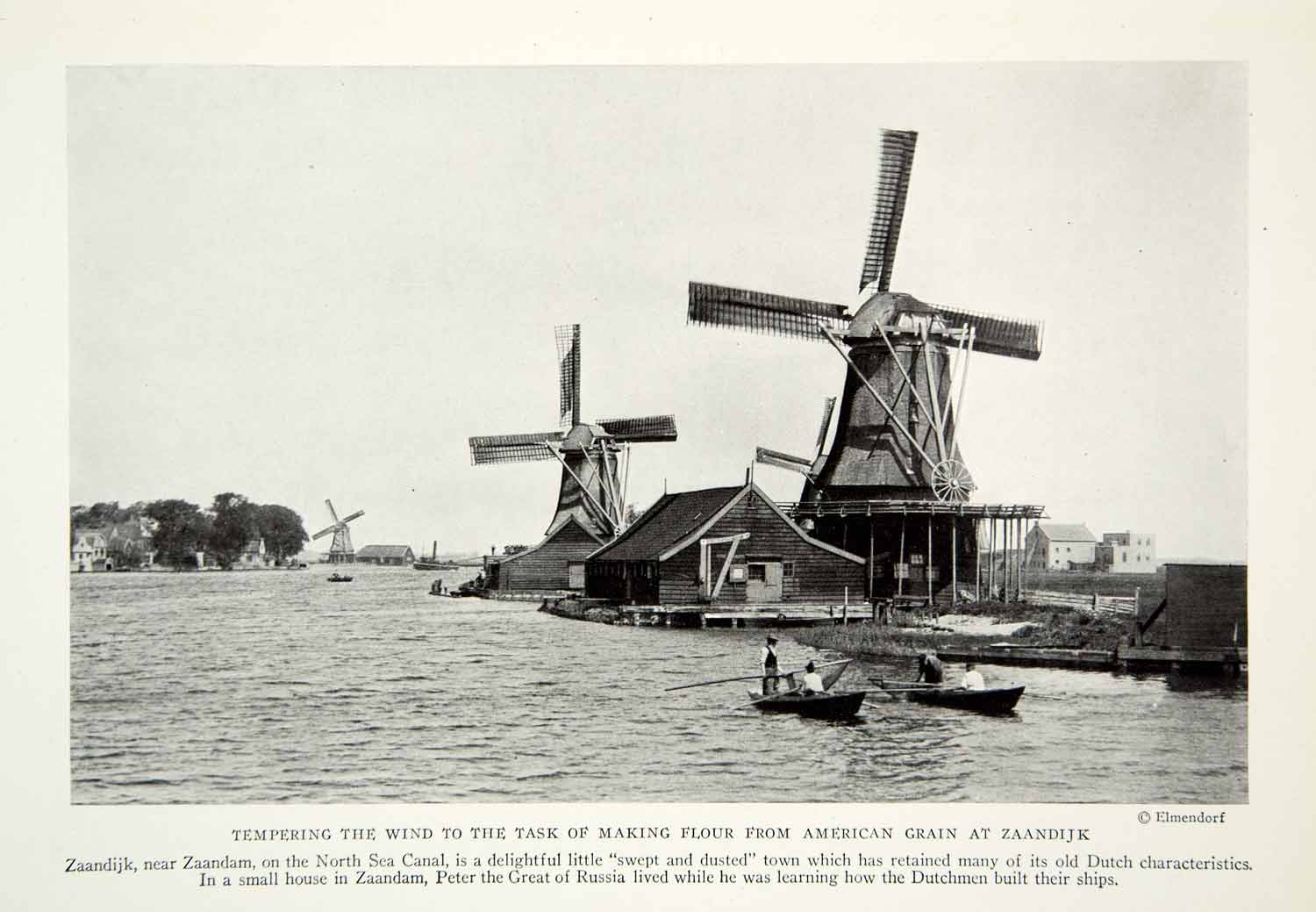 old dutch windmill