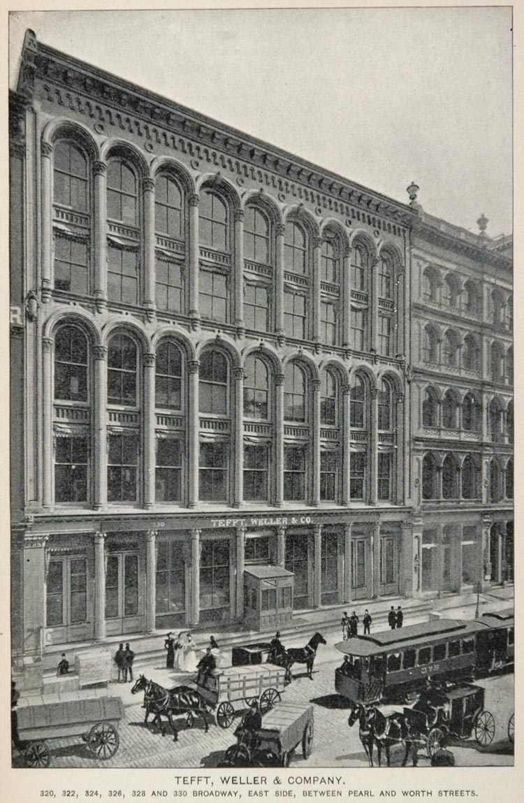 1893 Print Standard Oil Company Building New York City ORIGINAL