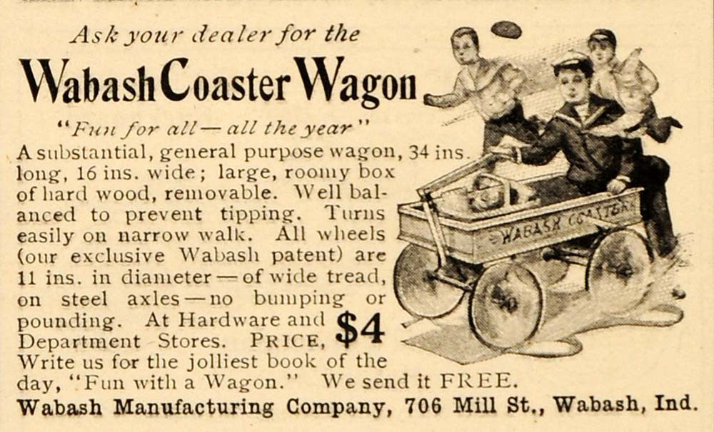 antique coaster wagon