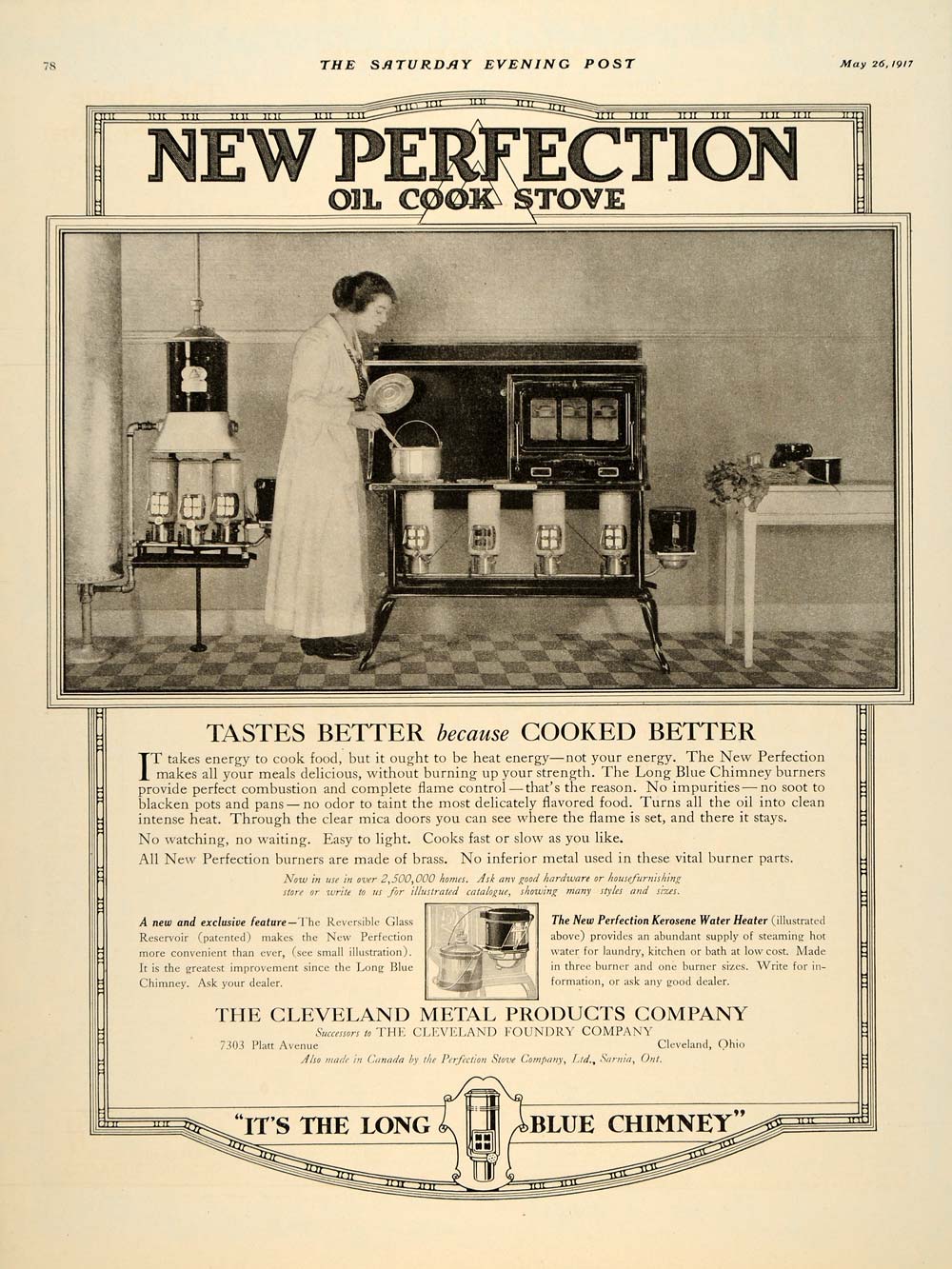 1901 Vintage Ad Keros Kerosene Blue Flame Oil Stove - ORIGINAL ADVERTI –  Period Paper Historic Art LLC