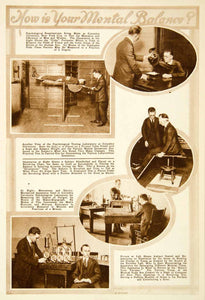 1921 Rotogravure Psychologic Examination Experiment Columbia University SI2