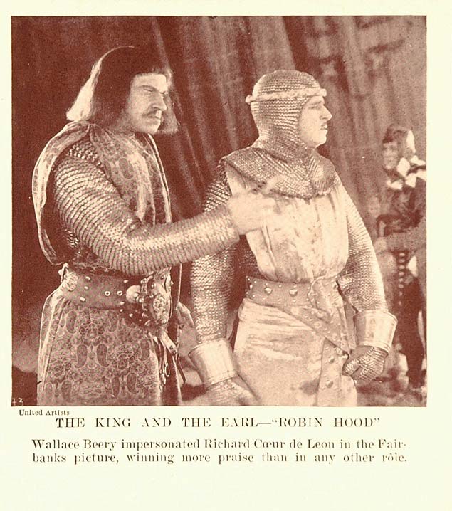 1923 Print Pickford-Fairbanks Studios Silent Film Era Robin